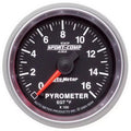 Autometer 2-1/16" 0-1600 °F Pyrometer EGT Gauge SPORT-COMP II | Universal (3644)