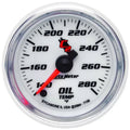 Autometer 2-1/16" 140-280 °F Oil Temperature Gauge C2 | Universal (7156)
