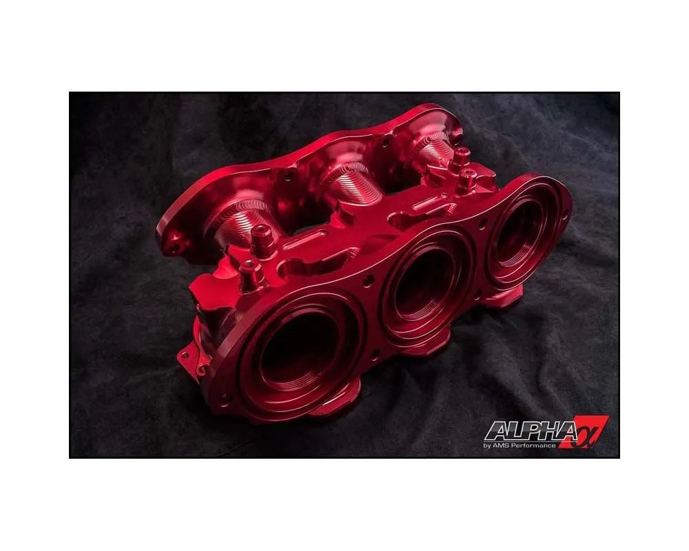 AMS Performance Intake Manifold w/Cast Aluminum Plenums & Triple Fuel Rail (18 injectors) | 2009-2024 Nissan GT-R (ALP.07.08.0101-97)