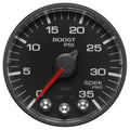 Autometer 2-1/16" 0-35 PSI SPEK-PRO Boost Gauge Black/Black | Universal (P303328)