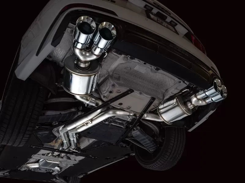 AWE Touring Edition Exhaust for Audi C8 S6/S7 - Chrome Silver Tips (3015-42103)