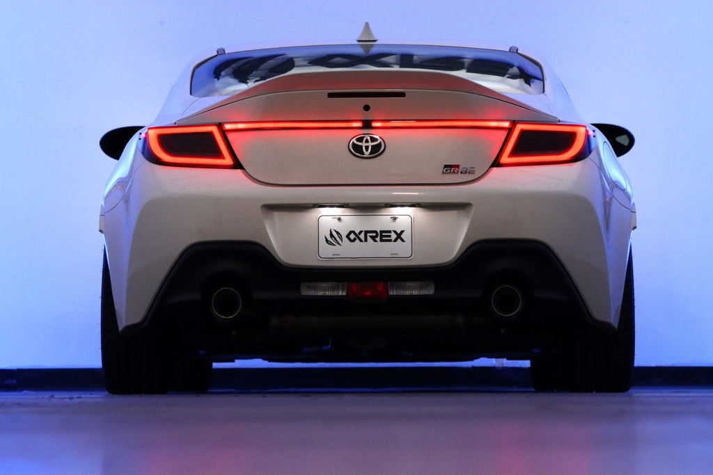 Alpharex LUXX-Series LED Tail Lights - Black Smoke | 2021+ Toyota GR86 / Subaru BRZ (675020)