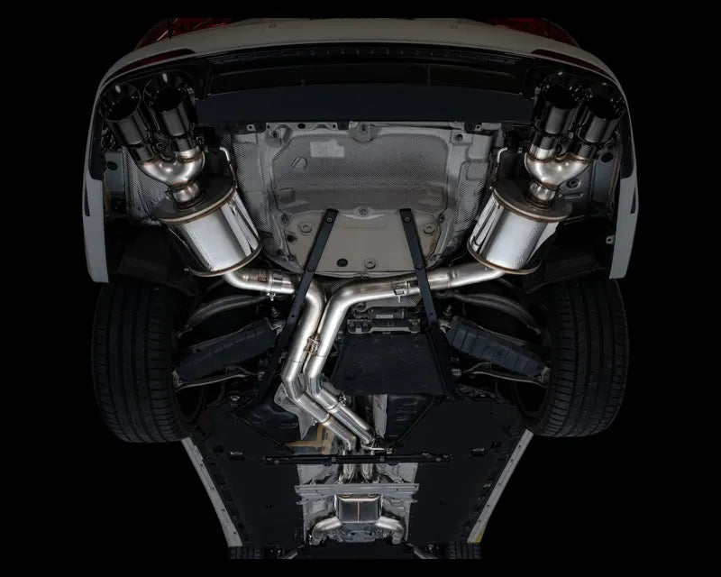AWE Touring Edition Exhaust for Audi C8 S6/S7 - Diamond Black Tips (3015-43107)