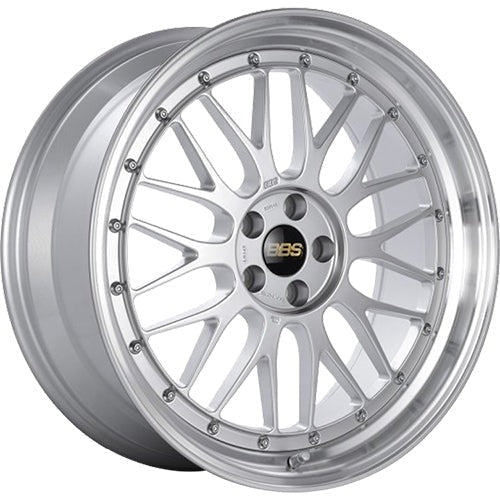 BBS Wheels LM Diamond Silver w/ Diamond Cut Machined Lip 18x10 | 5x114.3 (LM195DSPK)