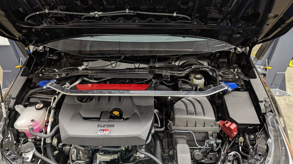 Megan Racing One-Piece Race Spec Strut Tower Bar | 2023+ Toyota GR Corolla (MR-SB-TCHR17FU-1P)