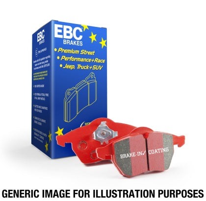 EBC Brakes Ceramic Low Dust Red Stuff Rear Pads | 2017+ Honda Civic Type-R (EBCDP32402C)