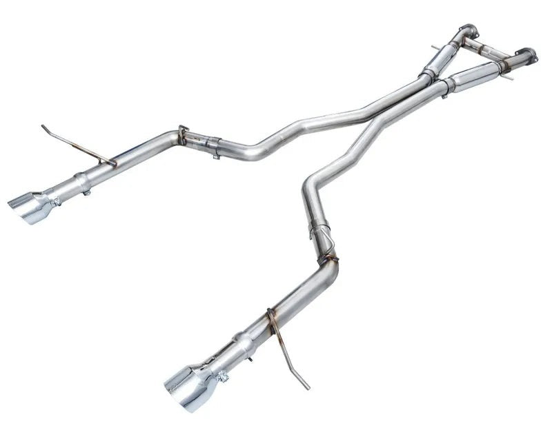 AWE Track Edition Exhaust for Dodge Durango 6.4 / 6.2 SC - Chrome Silver Tips (3020-32952)