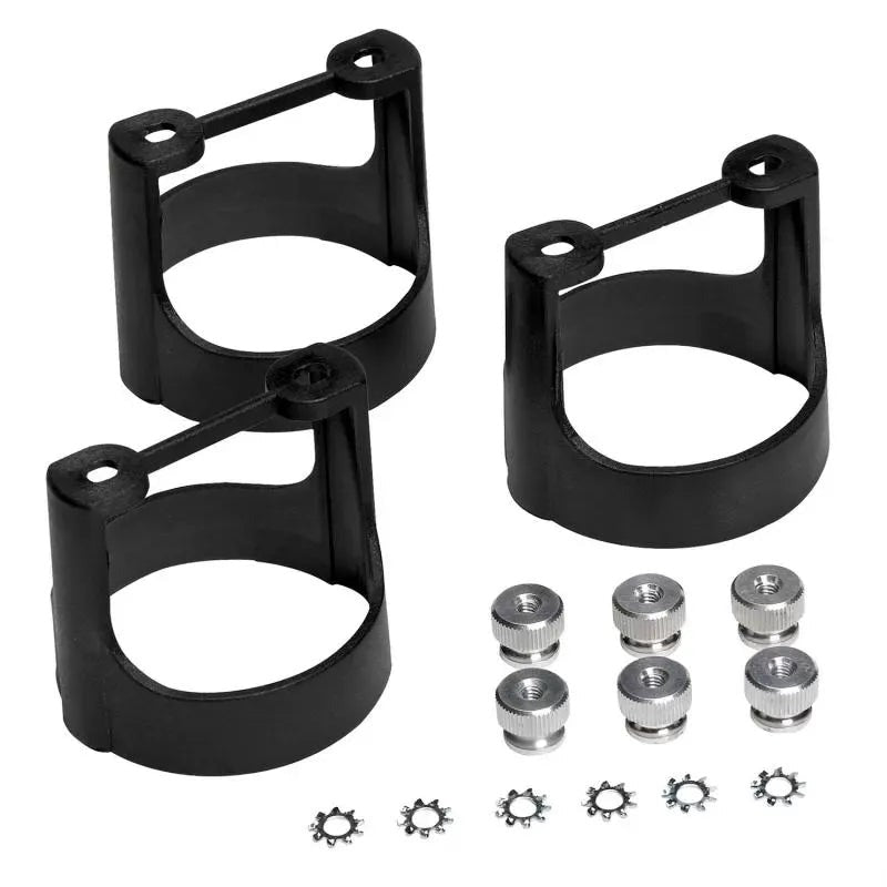 Autometer 2-1/16" 2 1/16" Gauge Bracket Kit Black Composite | Universal (2230)