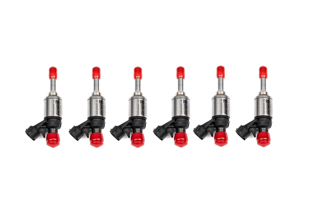 AMS Red Alpha VR30DDTT Stage 3 Direct Injectors | 2023+ Nissan Z & 2017-2024 Infiniti Q50 / Q60 VR30DDTT (ALP.28.07.0014-1)
