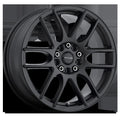 Raceline Wheels Mystique Satin Black 18x7.5 | 5x110/5x114.3 (141B-87588+42)