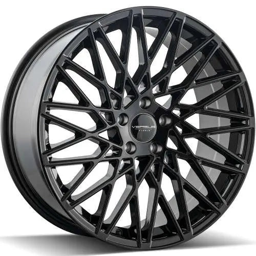 Versus Racing VS001 Gloss Black 20x8.5 | 5x112 (VS00120855112+35BLACK)