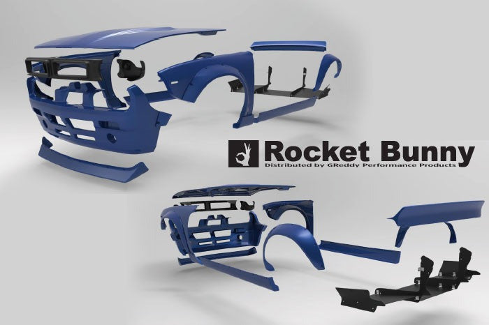 GReddy Pandem Rocket Bunny V2 Front Lip | 1995-1998 Nissan 240SX (17020301)