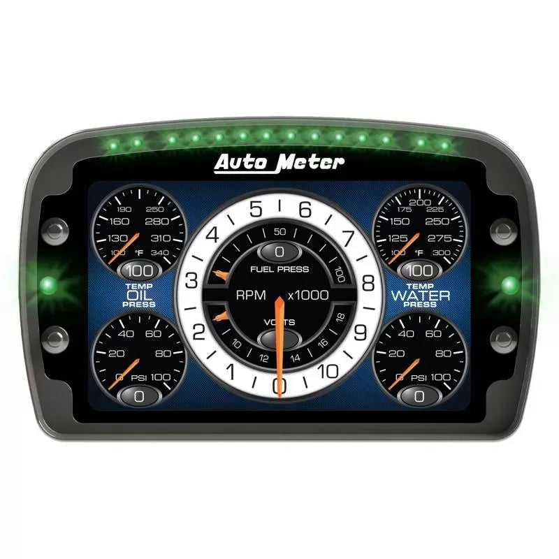 Autometer 8-1/2"W X 5-1/4"H X 1-3/8" D USER CONFIGURABLE Color Lcd Racing Instrument Display | Universal (6021)