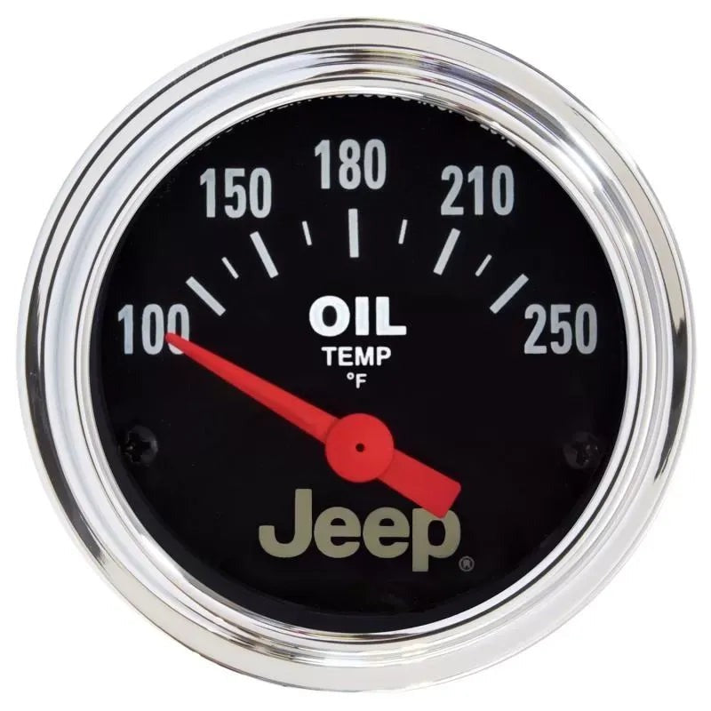 Autometer 2-1/16" 100-250 °F Oil Temperature Gauge Jeep | Universal (880429)