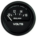 Autometer 2-5/8" 10-16V Voltmeter Gauge Auto Gage | Universal (2319)