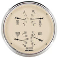 Autometer 5" 100 PSI/100-250 °F/8-18V/240-33 Ω Quad Gauge Antique Beige | Universal (1810)