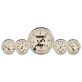 Autometer 3-1/8" & 2-1/16" Mechanical Speedometer WTMP & OILP 5-Piece Gauge Kit Antique Beige | Universal (1811)