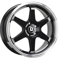 Drag Wheels DR53 Gloss Black w/ Machined Lip 19x9.5 | 5x114.3 (DR53F995062473GB)
