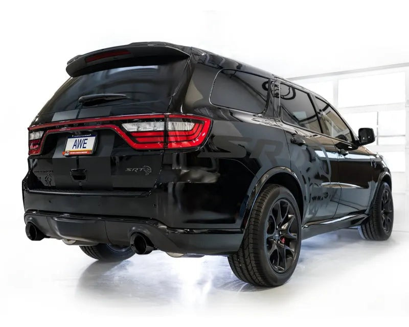 AWE Track Edition Exhaust for Dodge Durango 6.4 / 6.2 SC - Diamond Black Tips (3020-33952)
