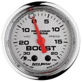 Autometer 2-1/16" 30 IN HG/20 PSI Vacuum/Boost Gauge Marine Chrome ULTRA-LITE | Universal (200774-35)