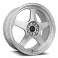 Vors Wheels SP1 Silver w/ Machined Lip 15x8 | 4x100/4x114.3 (SP0115808H20SF)