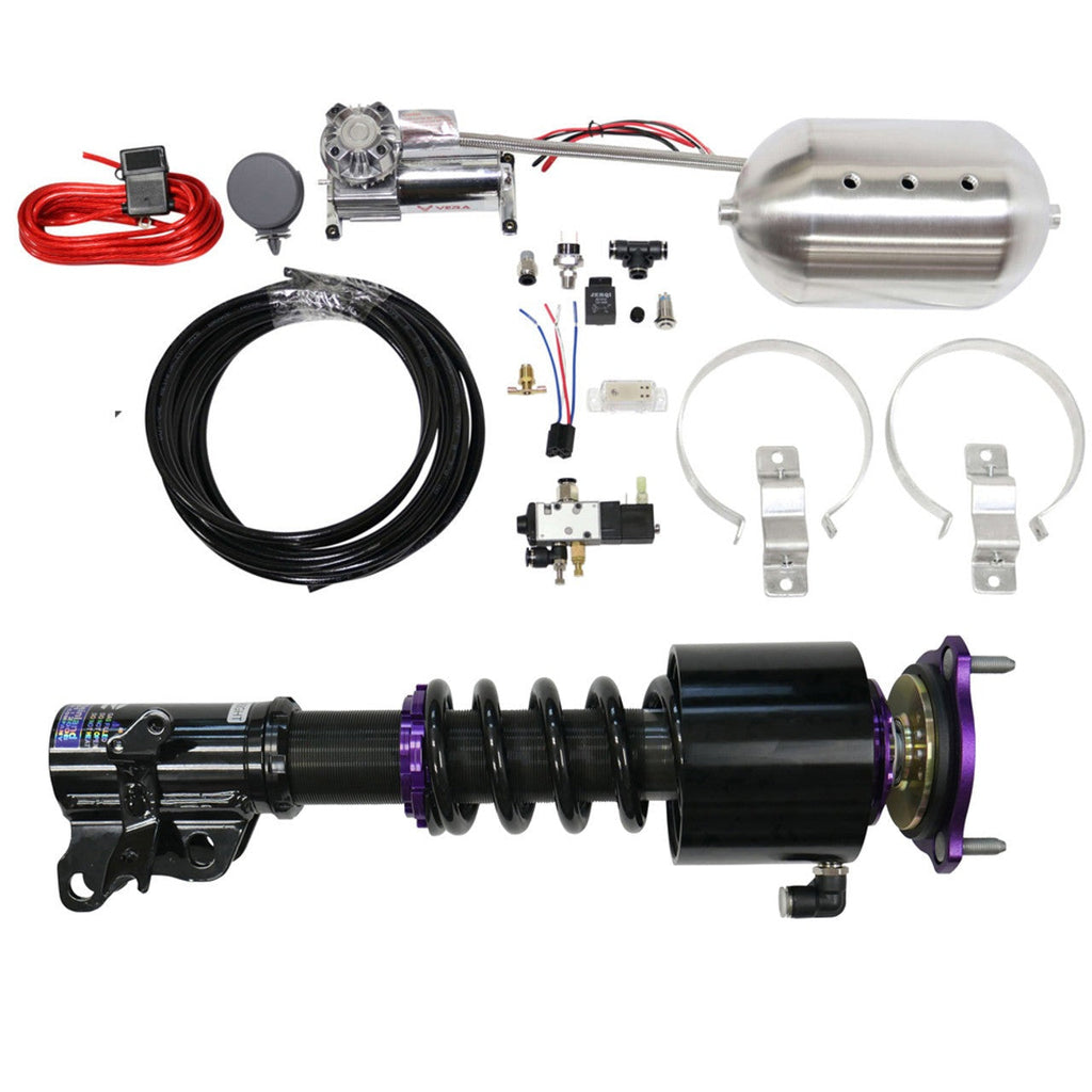 D2 Racing RS Coilovers with Front Air Cups Kit | 2006-2014 Audi TT FWD (D-AU-40-VACF-20)
