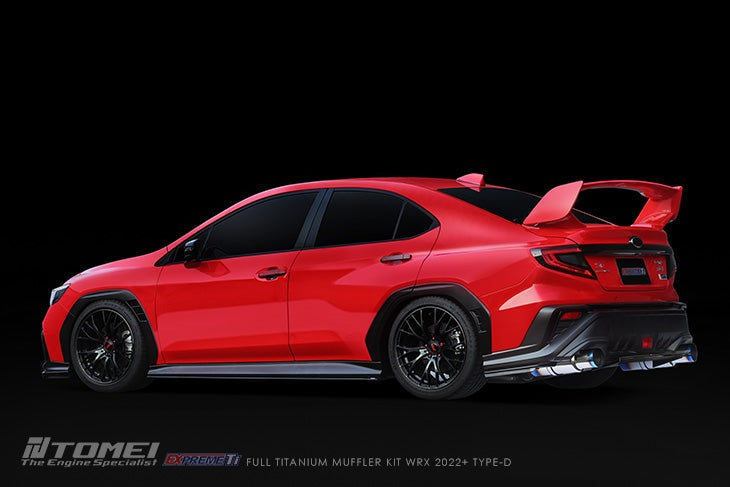 Tomei Expreme Ti Dual Exit Titanium Catback "Type D" | 2022+ Subaru WRX (TB6090-SB06B)