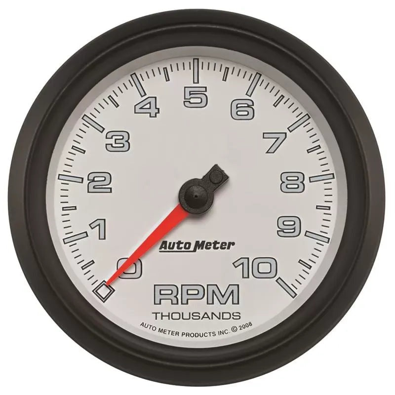 Autometer 3-3/8" 0-10000 RPM PRO-CYCLE Tachometer Gauge White | Universal (19598)