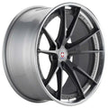 HRE Performance Wheels S104 Satin Charcoal Center w/ Polished Clear Outer & Gloss Silver Inner 20x9 | 5x115 (S104-20951152003C)
