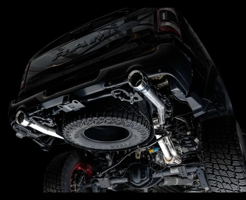 AWE 0FG Catback Exhaust for RAM TRX - Chrome Silver Tips (3015-32004)
