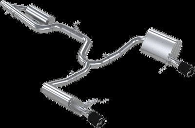 MBRP Stainless Steel 3" Cat-Back - 2.5" Dual Split Exit | 2017-2019 VW Golf Sportwagen / Alltrack (S4618)