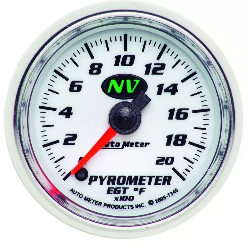 Autometer 2-1/16" 0-2000 °F Pyrometer EGT Gauge NV | Universal (7345)