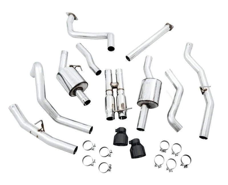 AWE 0FG Catback Exhaust for RAM TRX - Diamond Black Tips (3015-33005)