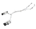 AWE SwitchPath Exhaust for Audi B9 S5 Coupe - Diamond Black 102mm Tips (3025-43042)