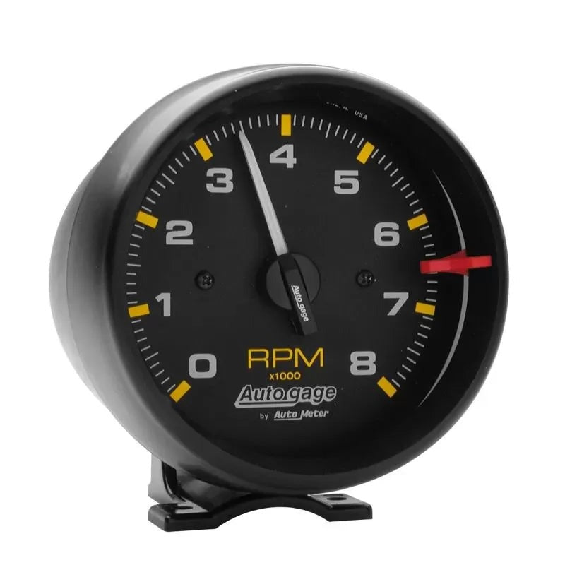 Autometer 3-3/4" 0-8000 RPM Pedestal Tachometer Gauge Auto Gage | Universal (2300)