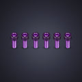 DND Titanium Quick Release Screws | QRHW-TI