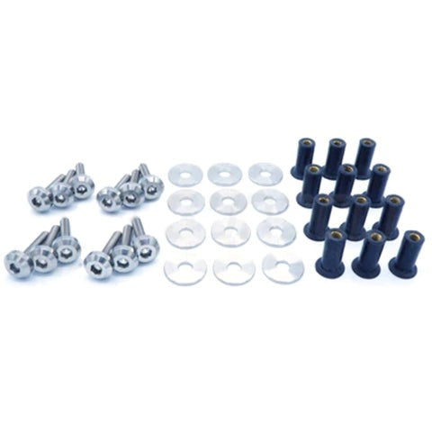 Dress Up Bolts Titanium Hardware Cooling Plate Kit | 2017-2021 Honda Civic Type-R (HON-041-Ti)