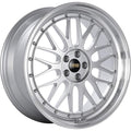 BBS Wheels LM Diamond Silver w/ Diamond Cut Machined Lip 19x10 | 5x112 (LM424DSPK)