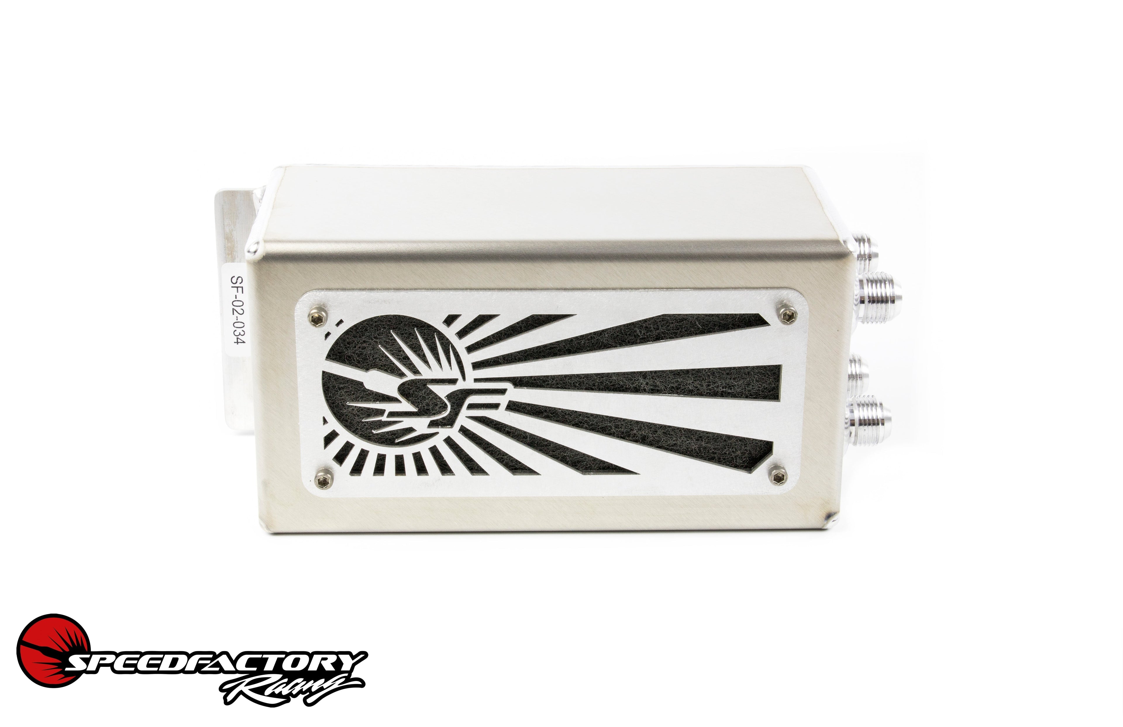 SpeedFactory Racing Rising Sun Oil Catch Can | 1994-2001 Acura Integra and 1992-2000 Honda Civic (SF-02-034)