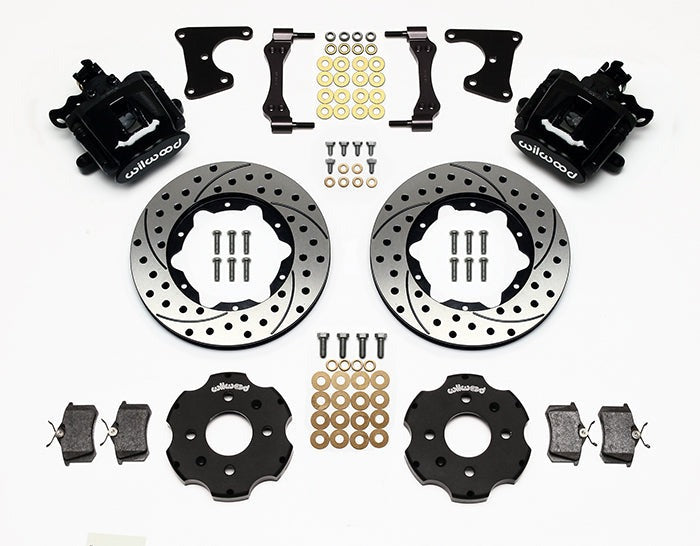 Wilwood Rear Parking Brake Caliper Brake Kit - 2.71" Axle Offset - 11" Rotors | 92-95 Civic / 93-97 Del Sol / 90-01 Integra (140-10210)
