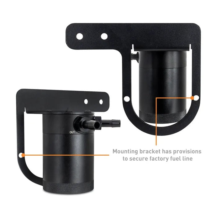 Mishimoto Baffled Oil Catch Can - PCV Side | 2022+ Honda Civic / 2023+ Acura Integra (MMBCC-CIV-22P)