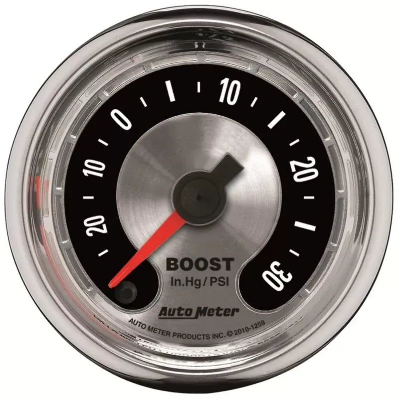 Autometer 2-1/16" 30 IN HG/30 PSI Vacuum/Boost Gauge American Muscle | Universal (1259)