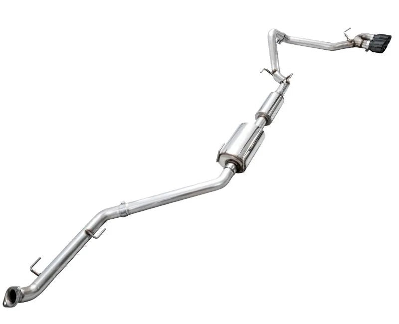 AWE 0FG Exhaust for 4th Gen Toyota Tacoma - Dual Diamond Black Tips (3015-33254)