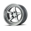 AodHan Wheels DS05 Silver w/ Machined Spoke Faces & Lip 18x10.5 | 5x114.3 (DS518105511415SMF)