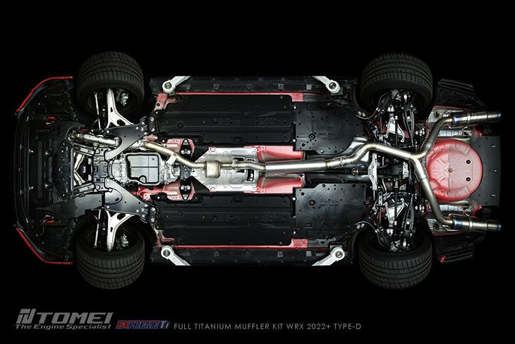 Tomei Expreme Ti Dual Exit Titanium Catback "Type D" | 2022+ Subaru WRX (TB6090-SB06B)