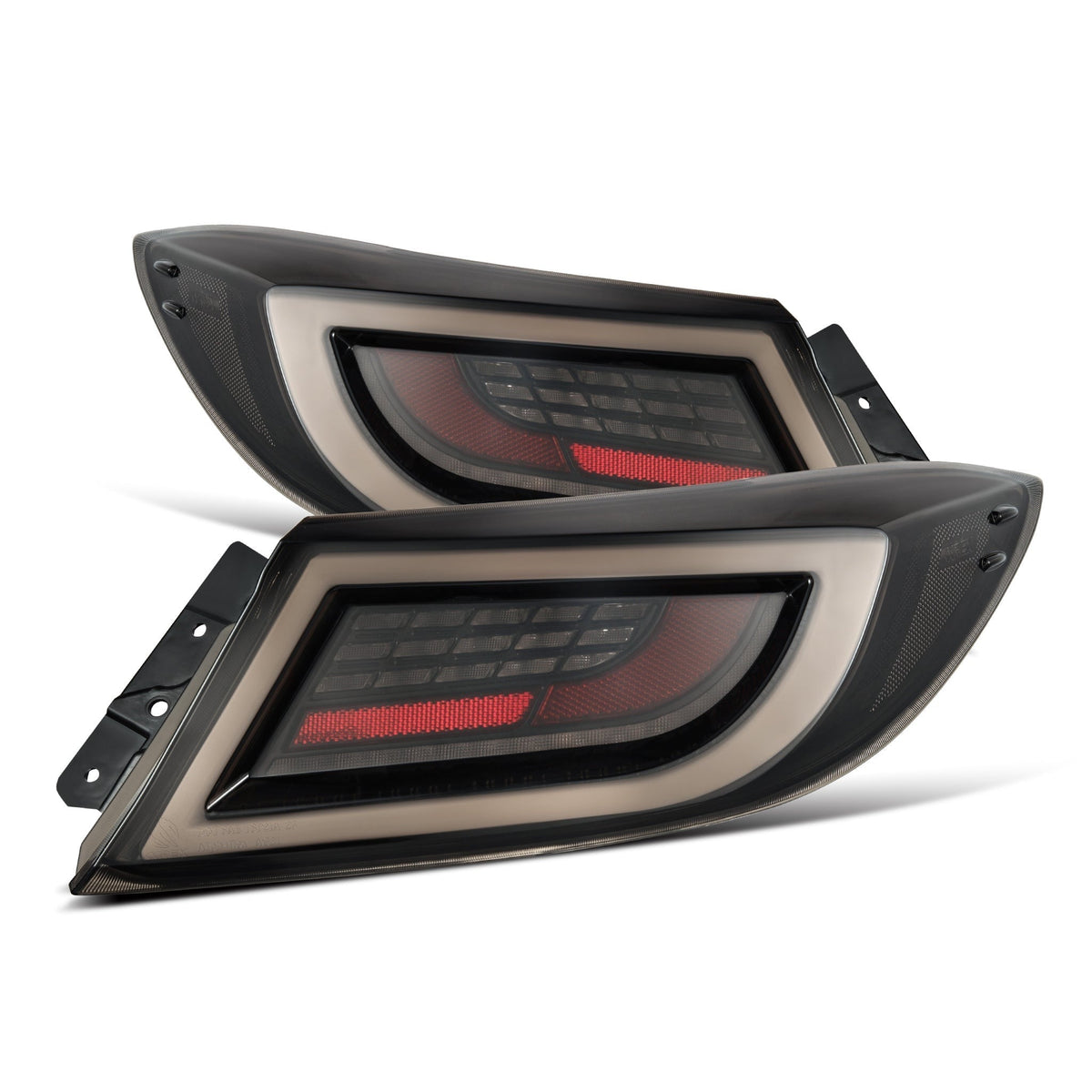 Alpharex LUXX-Series LED Tail Lights - Black Smoke | 2021+ Toyota GR86 / Subaru BRZ (675020)