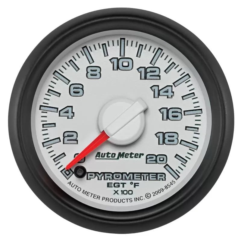 Autometer 2-1/16" 0-2000 °F Pyrometer EGT Gauge GEN 3 DODGE FACTORY MATCH | Universal (8545)