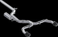 MBRP Stainless Steel 3" Cat-Back - 2.5" Dual Split Exit | 2022 - 2024 VW MK8 Golf GTI (S4617)