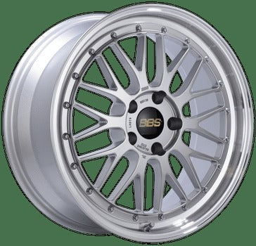 BBS Wheels LM Diamond Silver w/ Diamond Cut Machined Lip 20x10 | 5x114.3 (LM186DSPK)