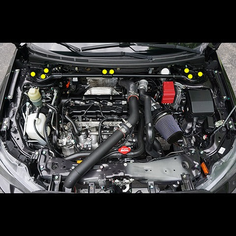 ZSPEC Strut Bar Stainless/Billet Fastener Kit | 2008-2015 Mitsubishi Evo X (00843612199508)